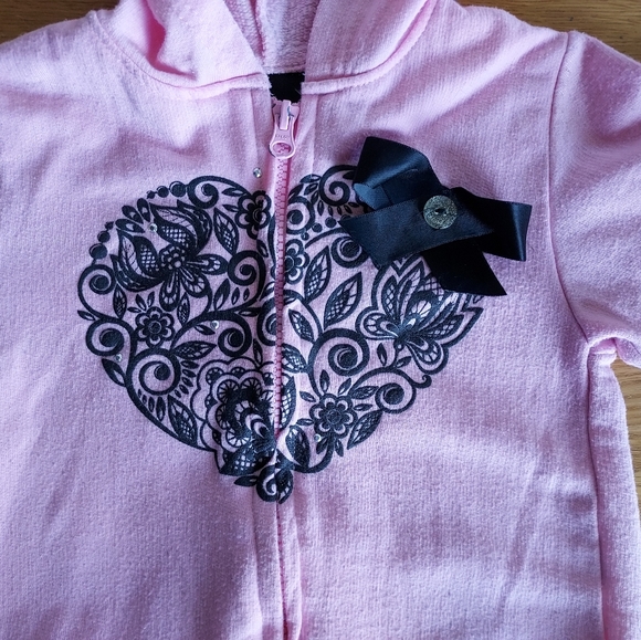 Girls zipper hoodie - Picture 3 of 5
